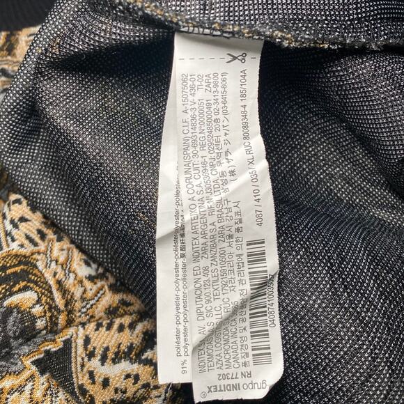 Zara Men's - Tiger Jacquard Quilted Sweater - Excellent! - Picture 16 of 16